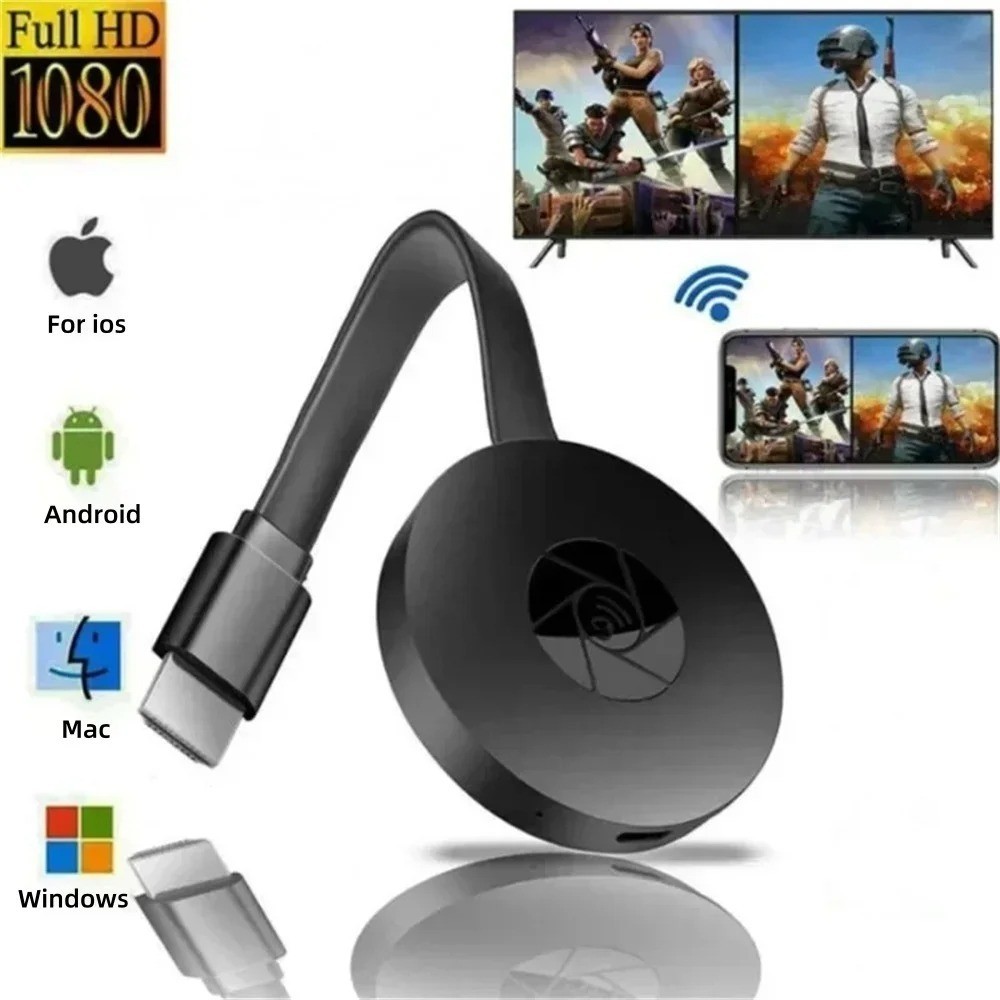 For Chromecast Google Wireless HDMI-Compatible HD Display Media Streaming Video