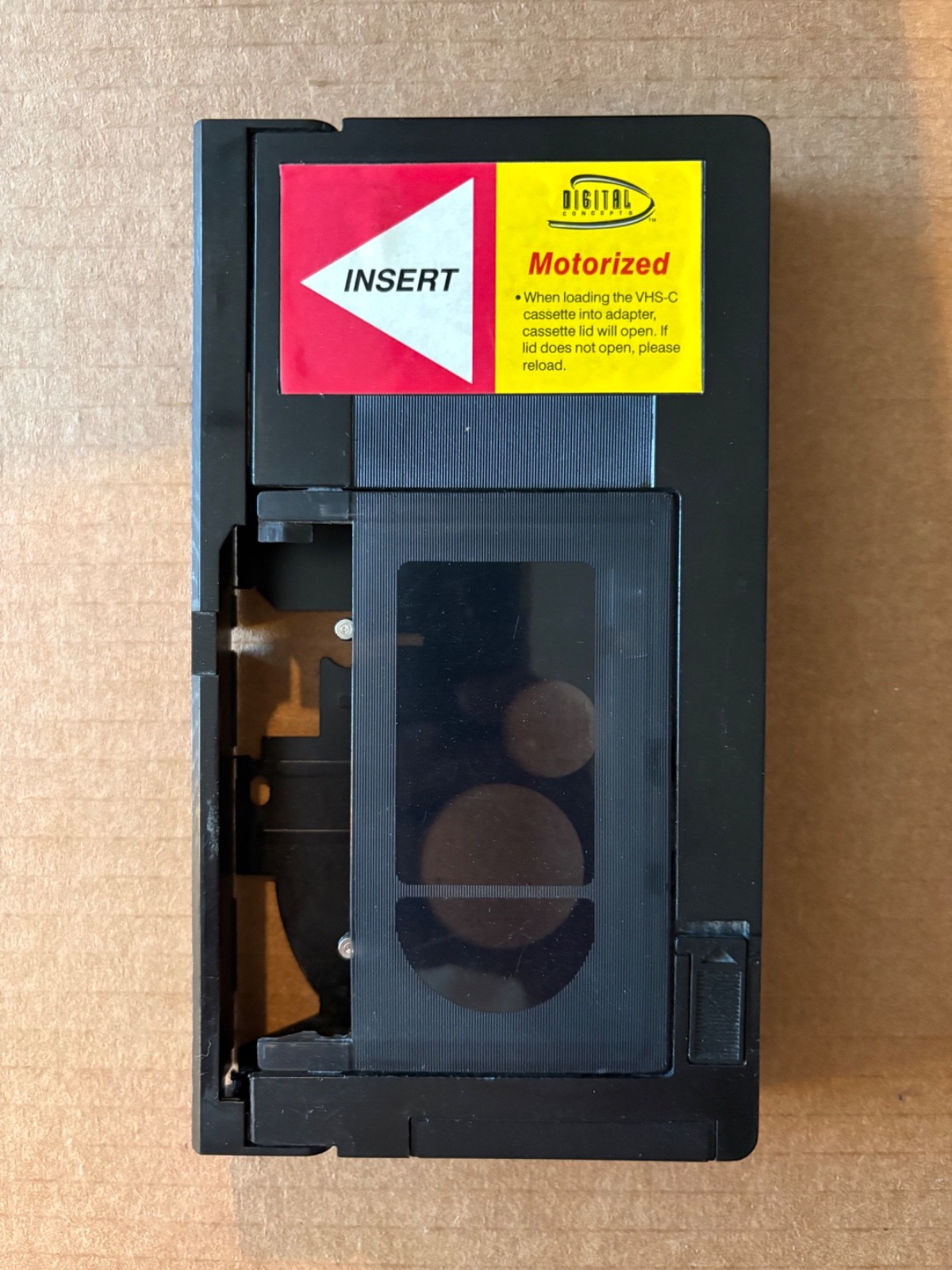 Digital Concepts  VHS-C to VHS Converter Adapter TESTED and Working