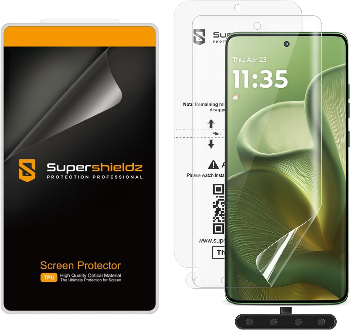 Supershieldz (2 Pack) Designed for Motorola Edge 2025 Screen Protector, High Def