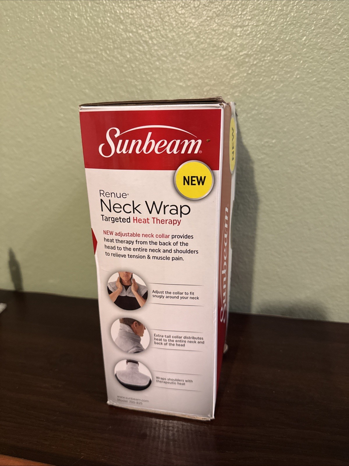 Sunbeam Renue Neck Wrap Targeted Heat Therapy