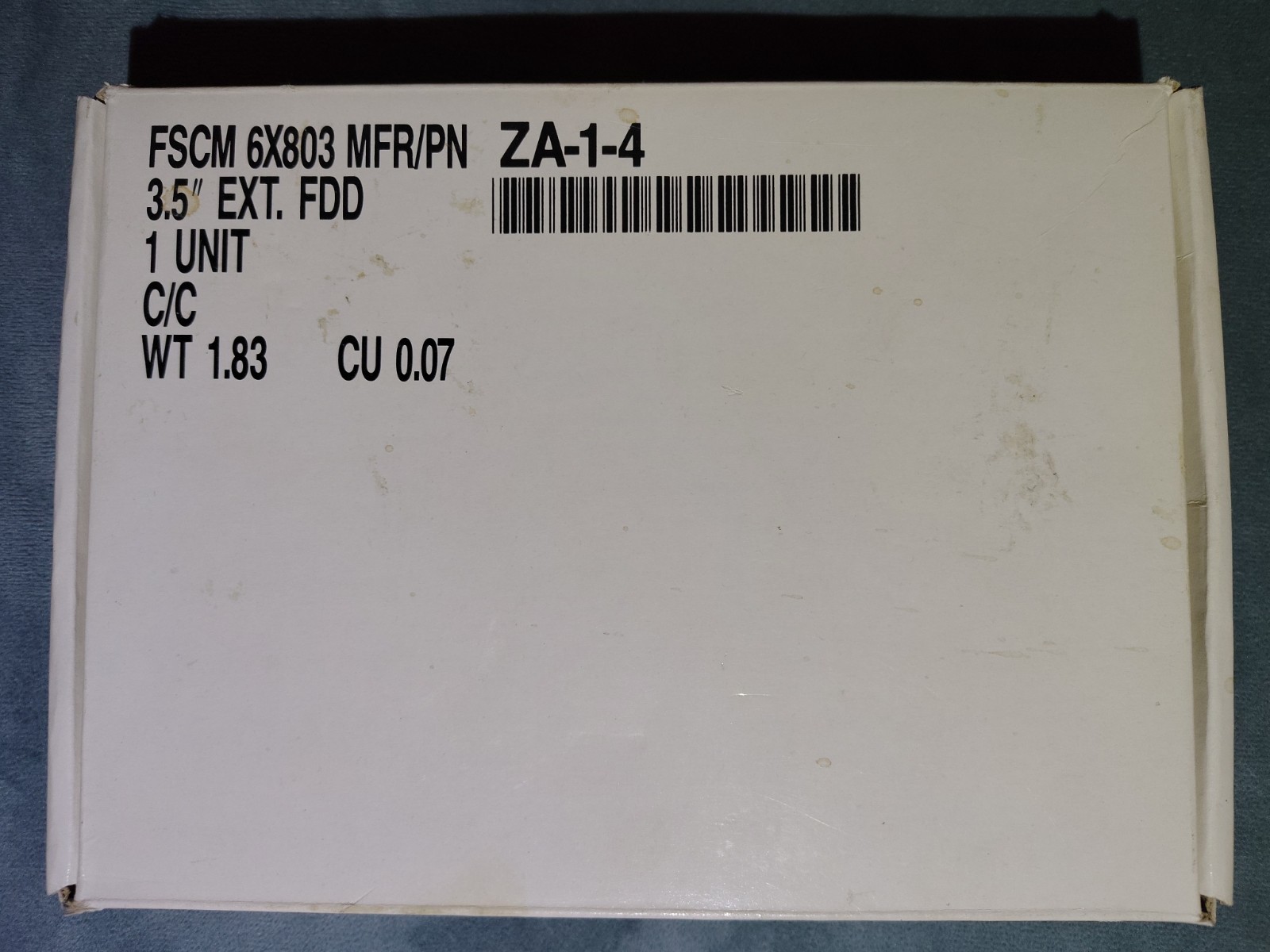 Vintage Zenith Data Systems ZA-1-4 External 3.5" Floppy Disk Drive