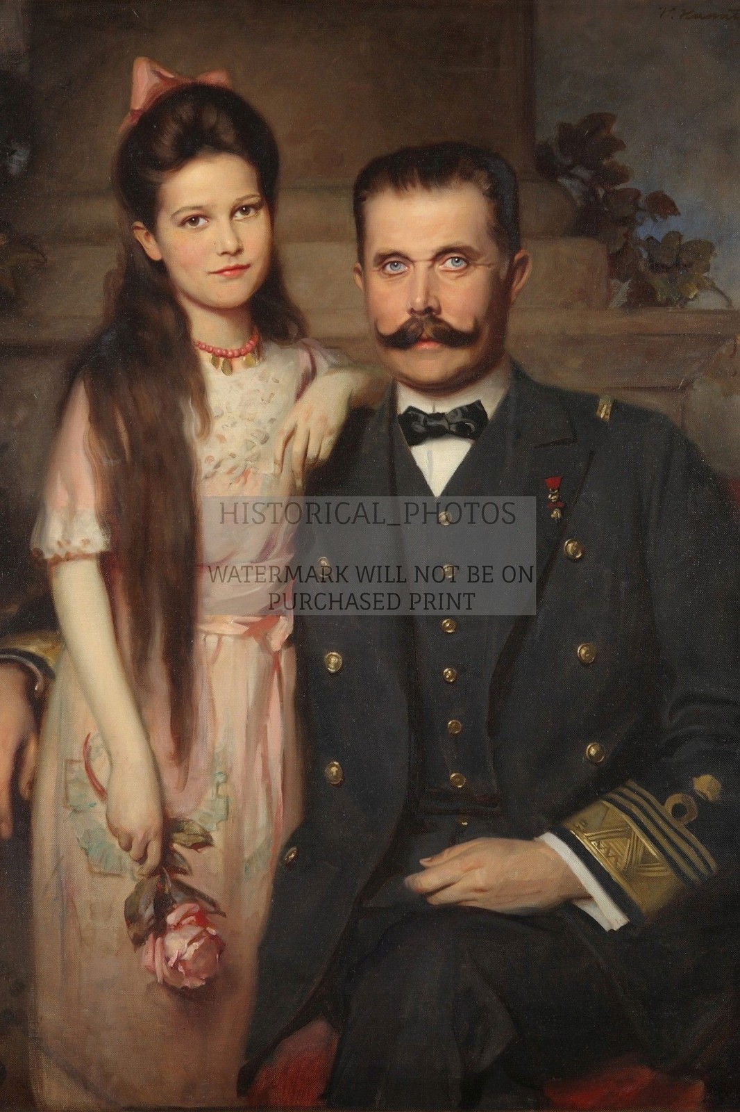 ARCHDUKE FRANZ FERDINAND DAUGHTER SOPHIE AUSTRIA 4X6 POSTCARD PHOTO