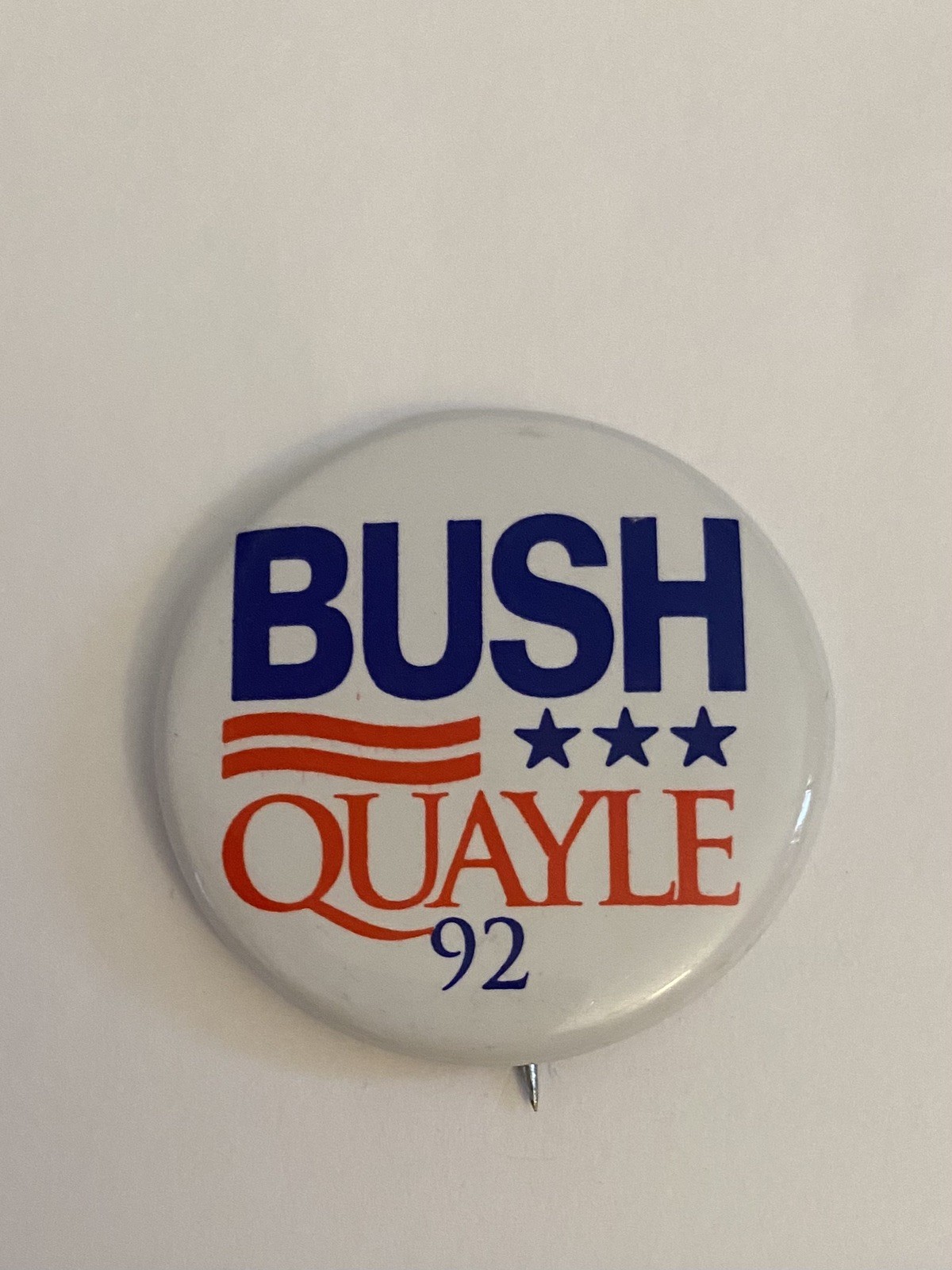 Bush Quayle 92 Pin Back Button P145