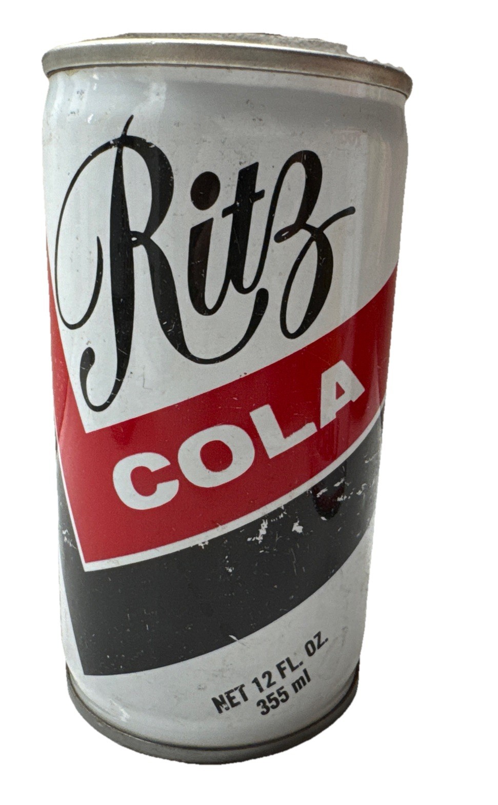 Vintage RITZ-Cola Steel Soda Can 355mL – 1978 Push First – Empty RARE