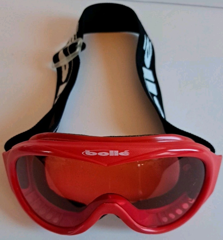BOLLE Youth Ski Goggles Red Lens Ski Snowboard Snowmobile Winter Sports France