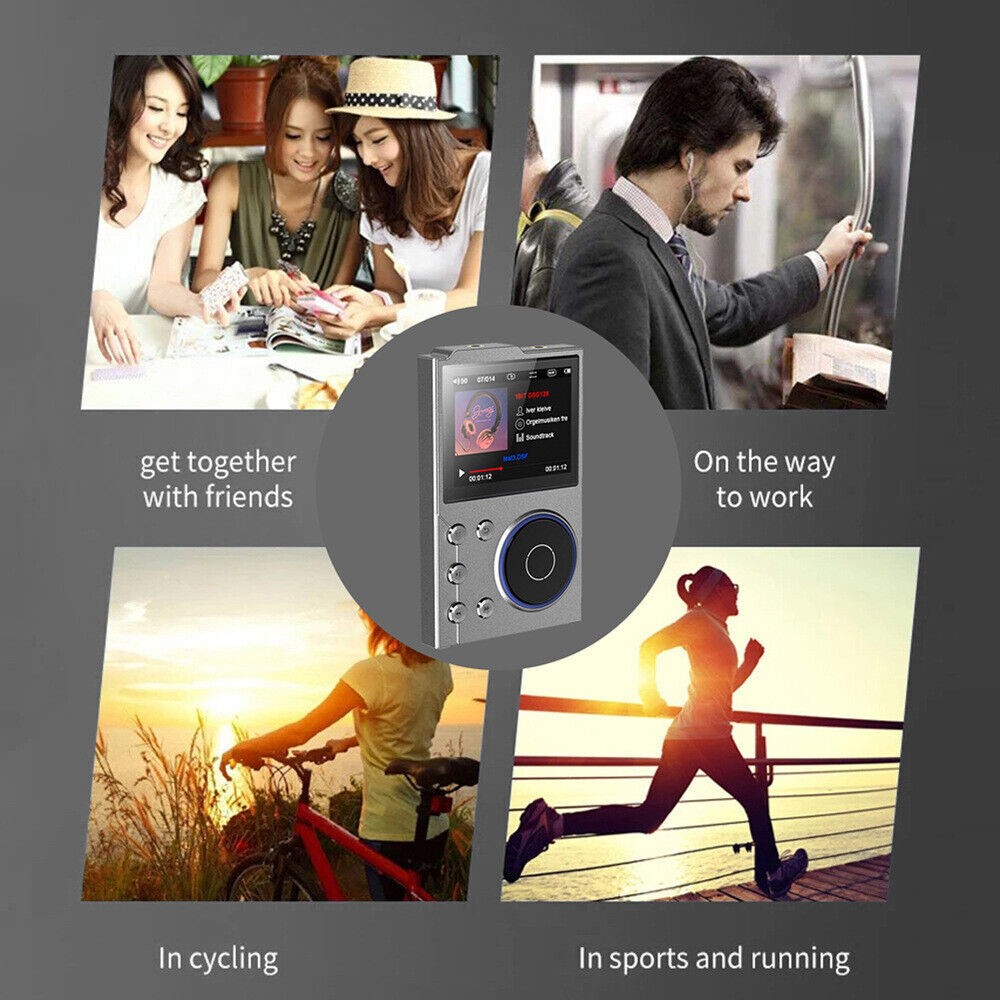 2.4" Bluetooth HiFi MP3 Player DSD High Resolution Digital Audio Music Player