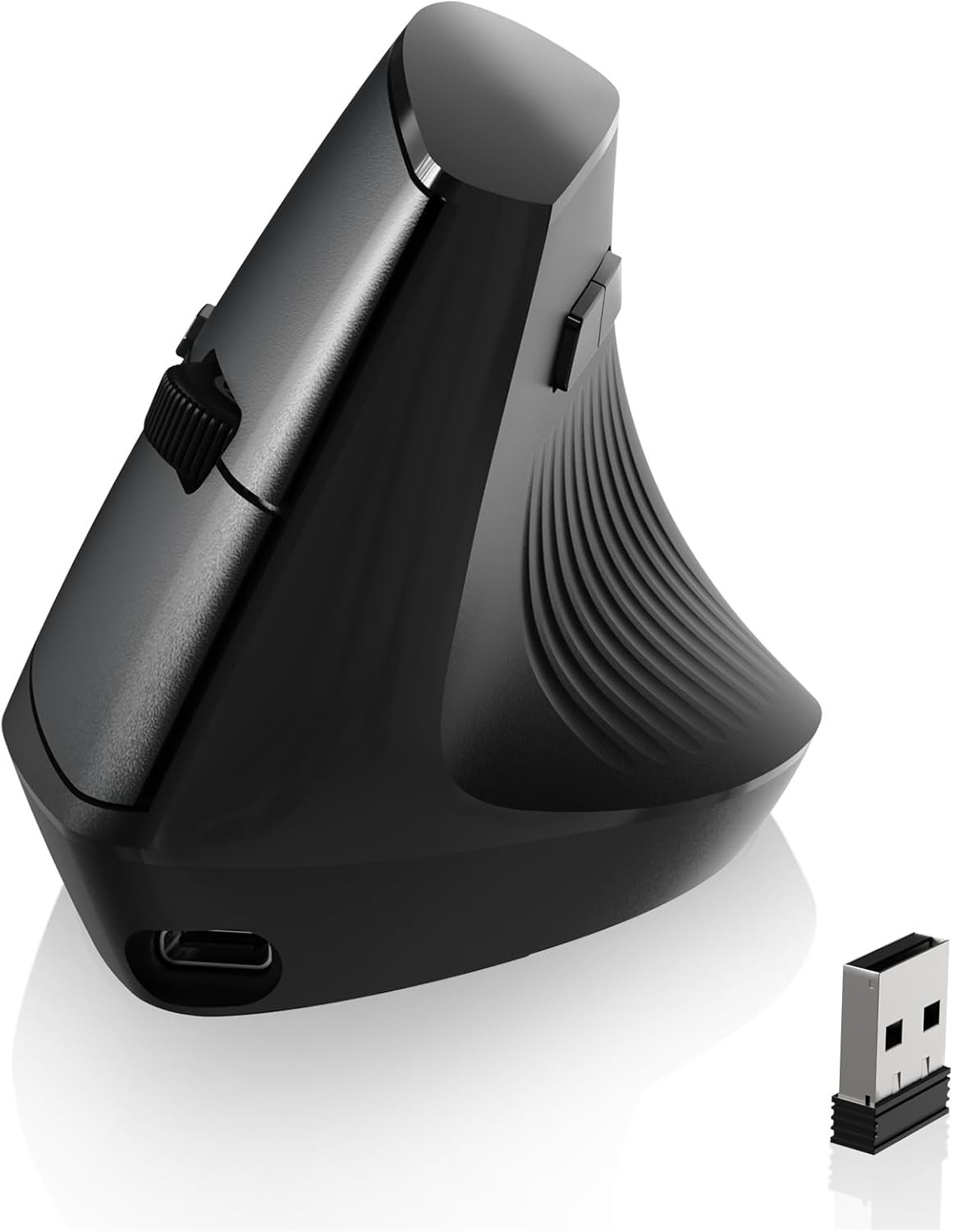 AJAZZ x ATTACK SHARK I300 Vertical Ergonomic Optical Mouse, Dual Wireless Mouse