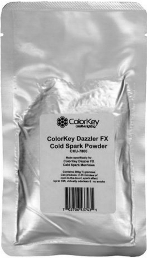 ColorKey CKU-7800 Dazzler FX Cold Spark Powder for Spark Machine