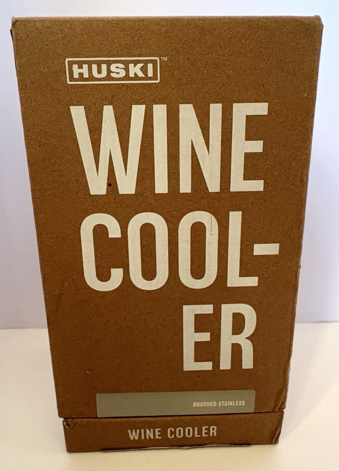 HUSKI Brushed Stainless Steel Wine Cooler