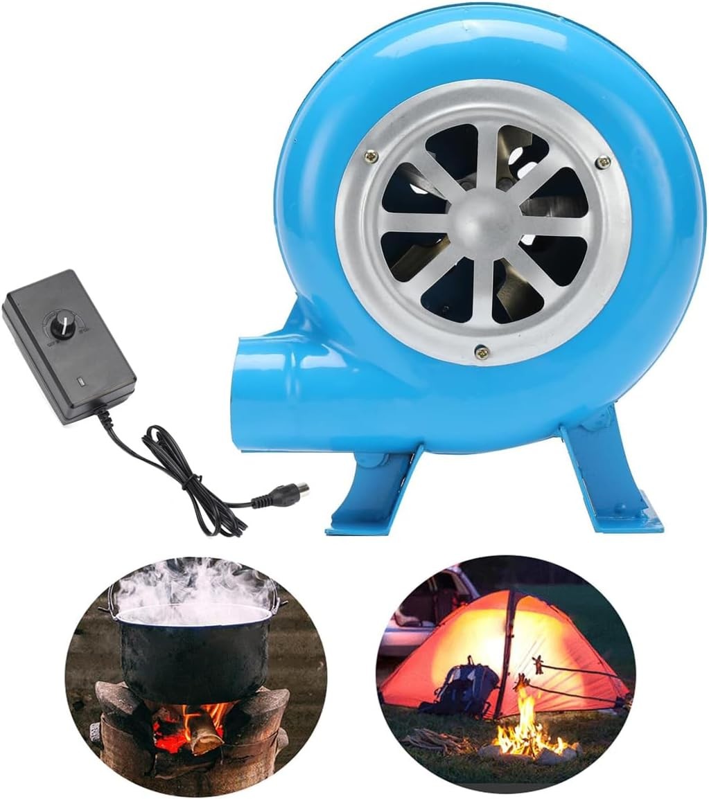 80W Furnace Fireplace Blower Fan Motor Electric Blacksmith Forge Air Blower 110V