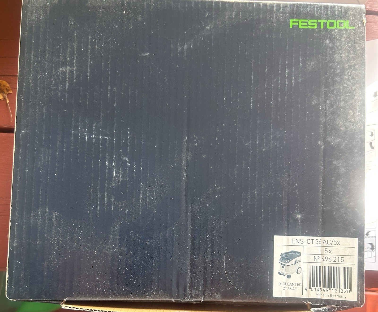 NIB Festool 496215 Disposable Dust Liners CT36AC, 5-pack See Pics & Description