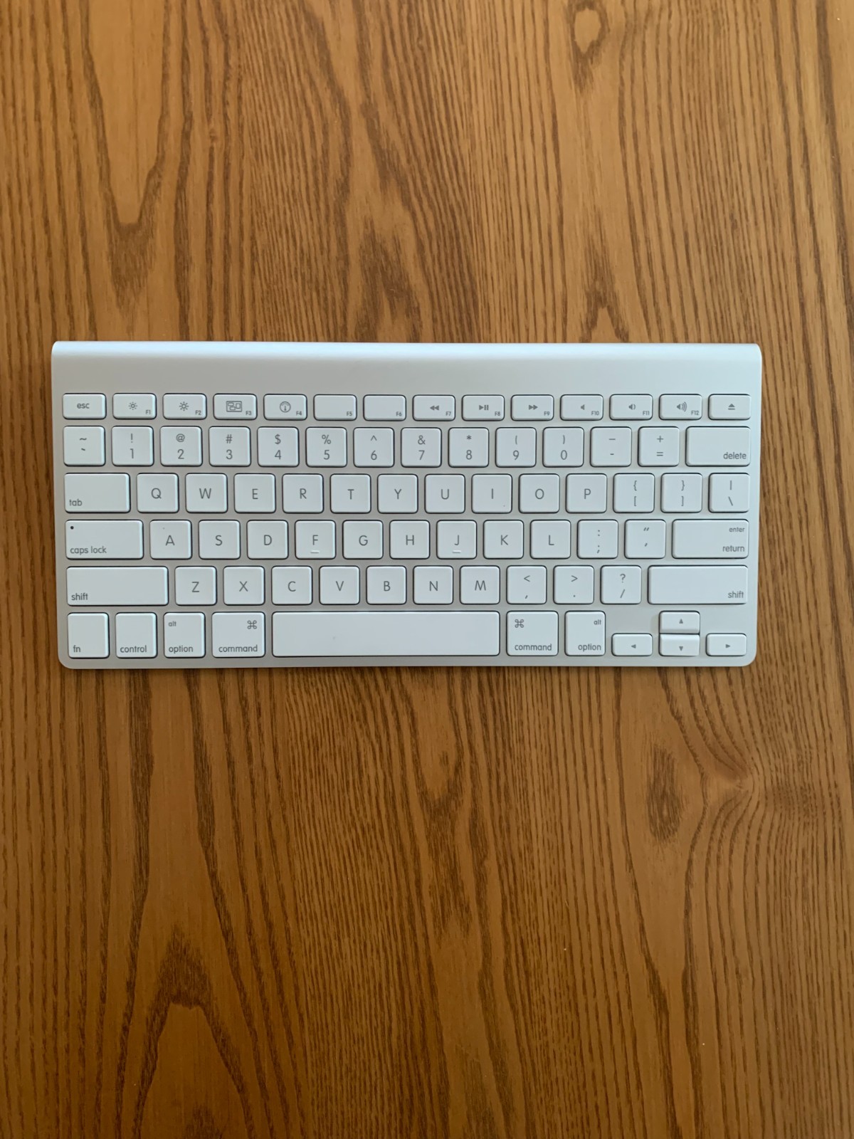 Apple A1314 Wireless/Bluetooth Keyboard for IPad silver/white -tested!