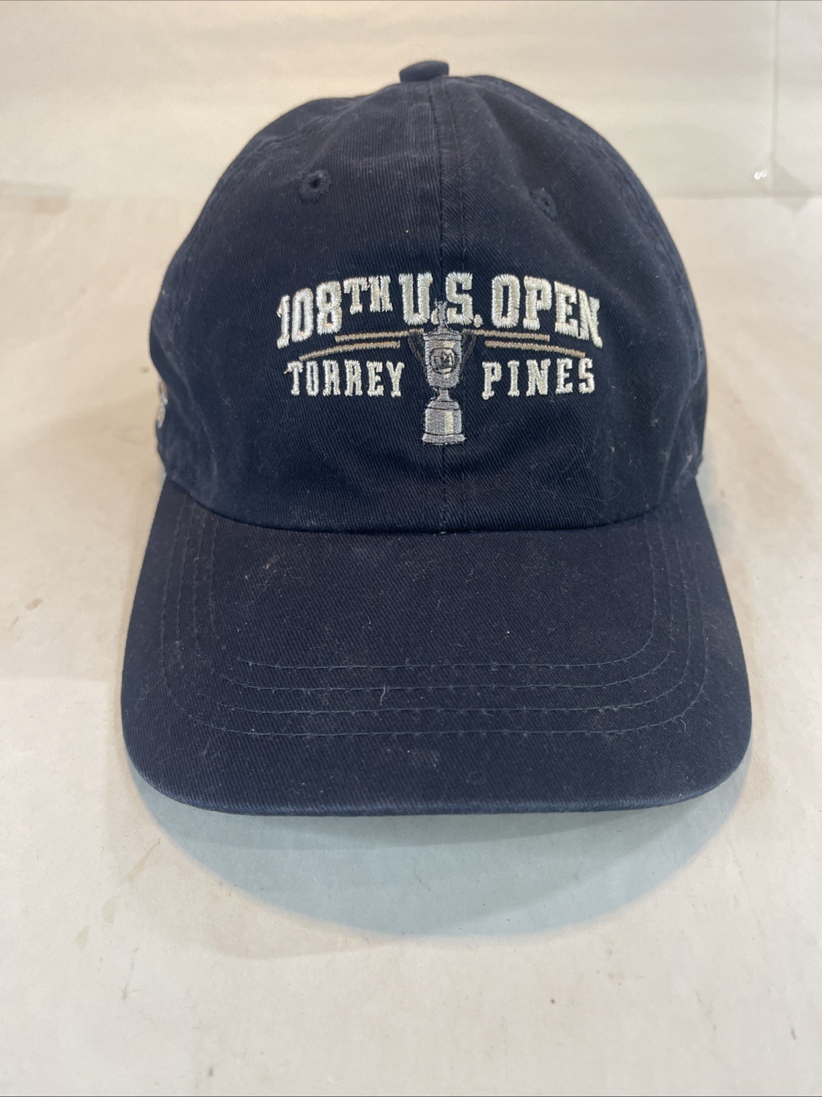US Open Torrey Pines 2008 Blue Strapback Hat Golf Ahead Classic Cut