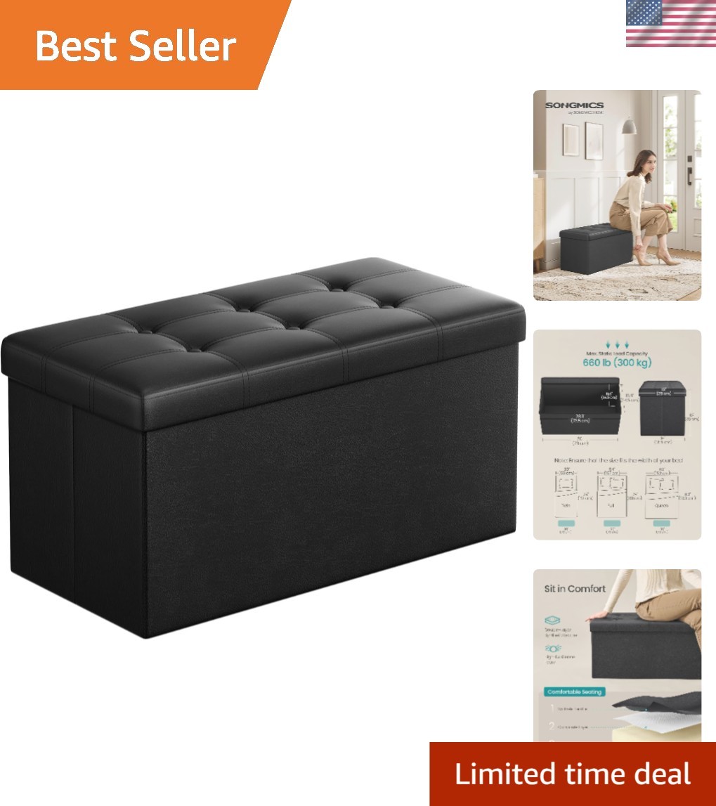 Brand New Ottman Black Synthetic Leather