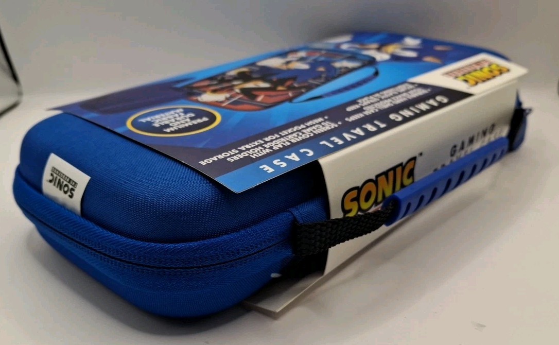 Sonic The Hedgehog Shadow Nintendo Switch 1 Video Console Travel Case w/Handle