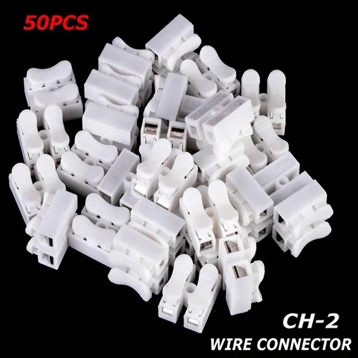 50pcs CH-2 Quick Wire Connection Terminals