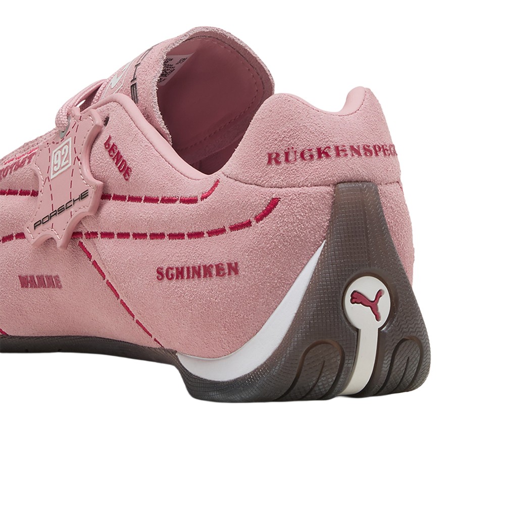 PUMA Porsche Legacy Future Cat Sau Lace Up Mens Pink Sneakers Casual Shoes 3090