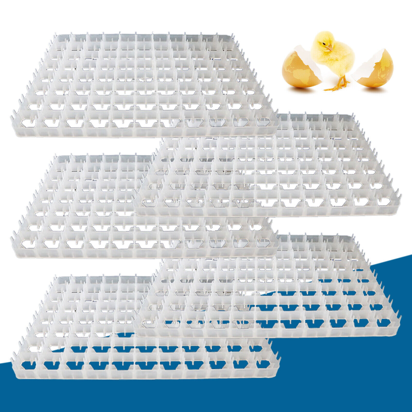 5pcs 440 Egg Automatic Hatcher Tray Automatic Breeding Machine Incubator