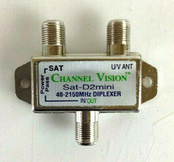 Channel Vision Sat-D2mini 40-2150MHz Diplexer