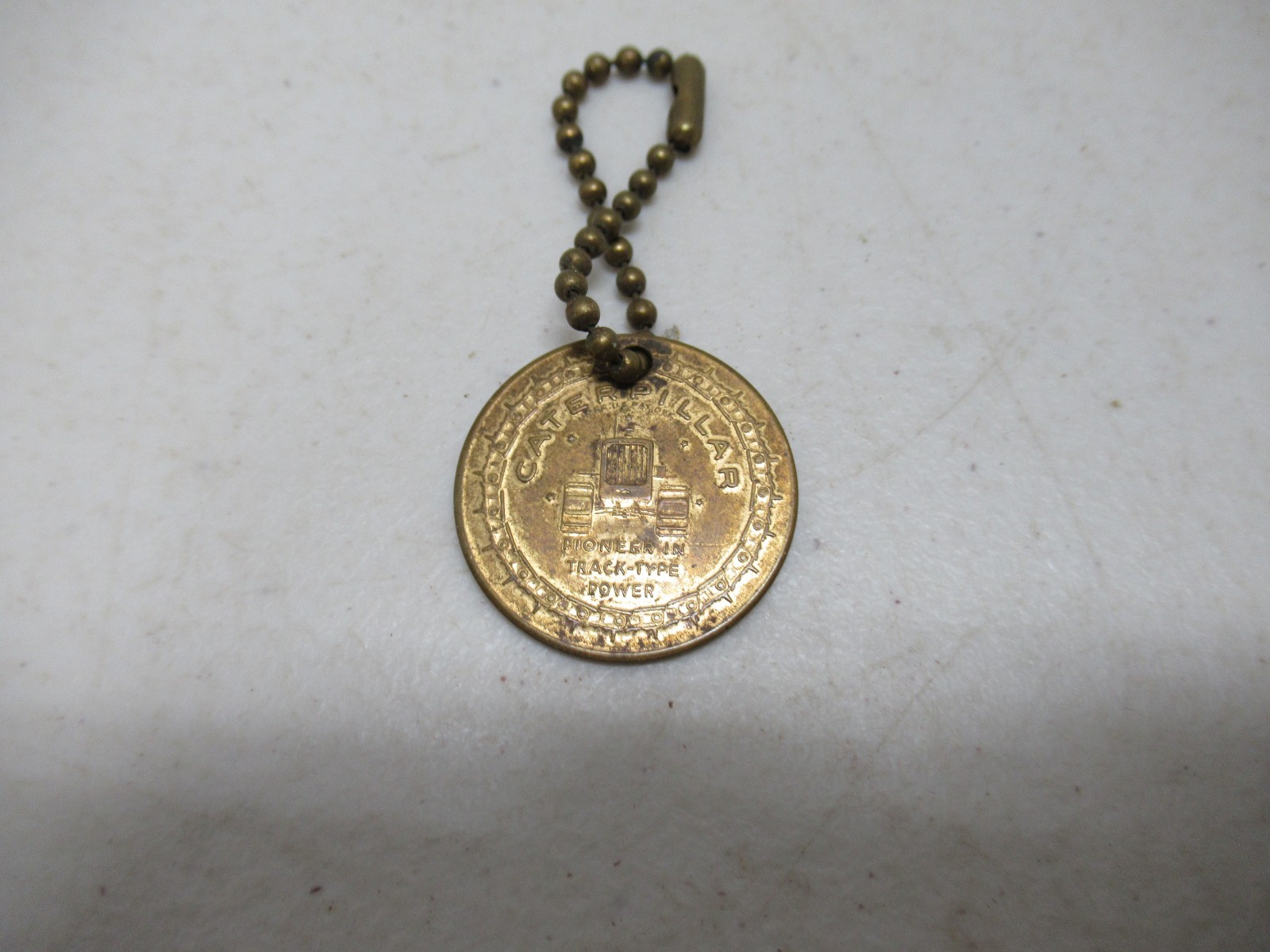 1904-1954 Caterpillar Tractor Co Peoria 50 Years On Tracks Medal Token Fob 32mm
