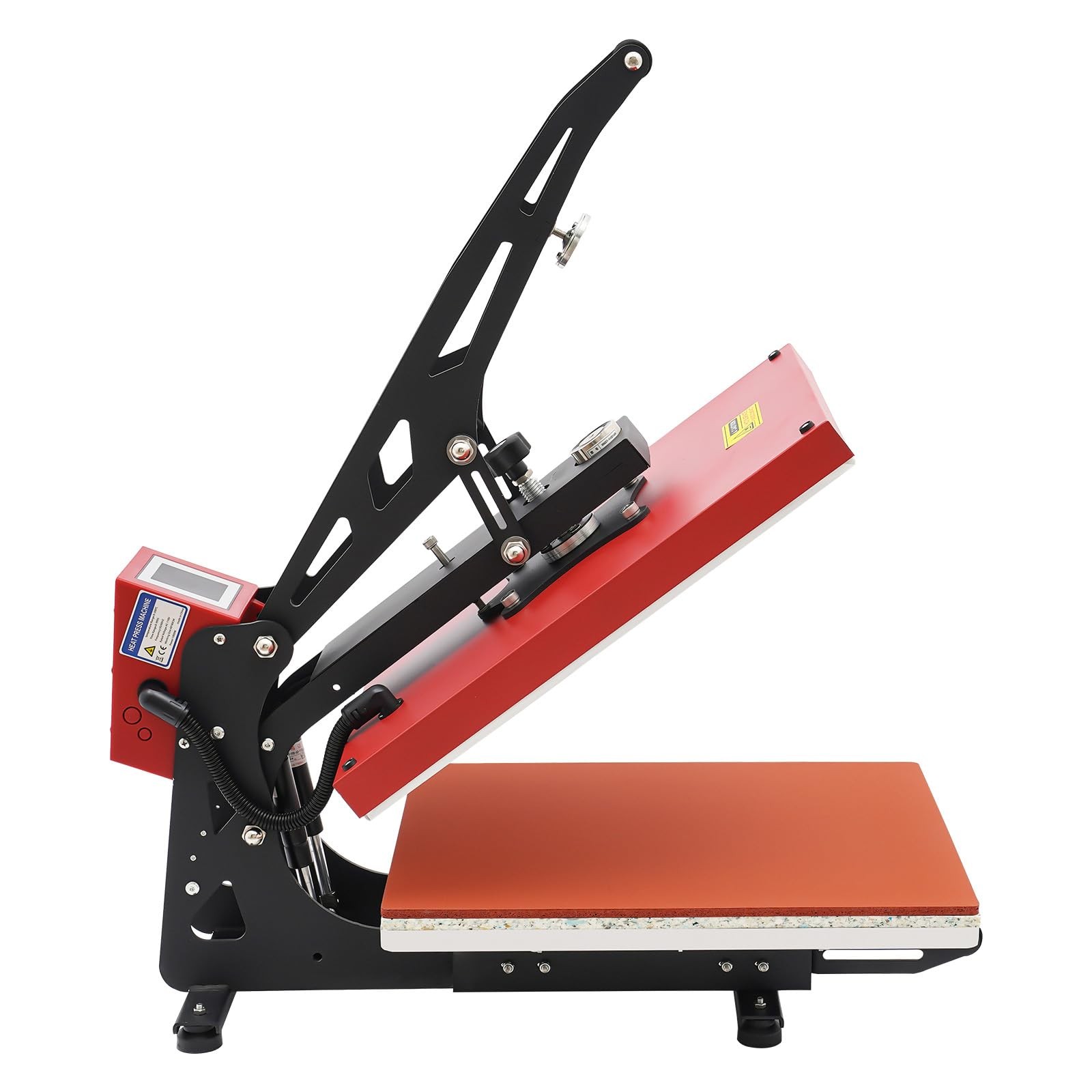 16"x 20" Slide Out Auto Open Heat Press Machine T-Shirt Clamshell Slide Out Base