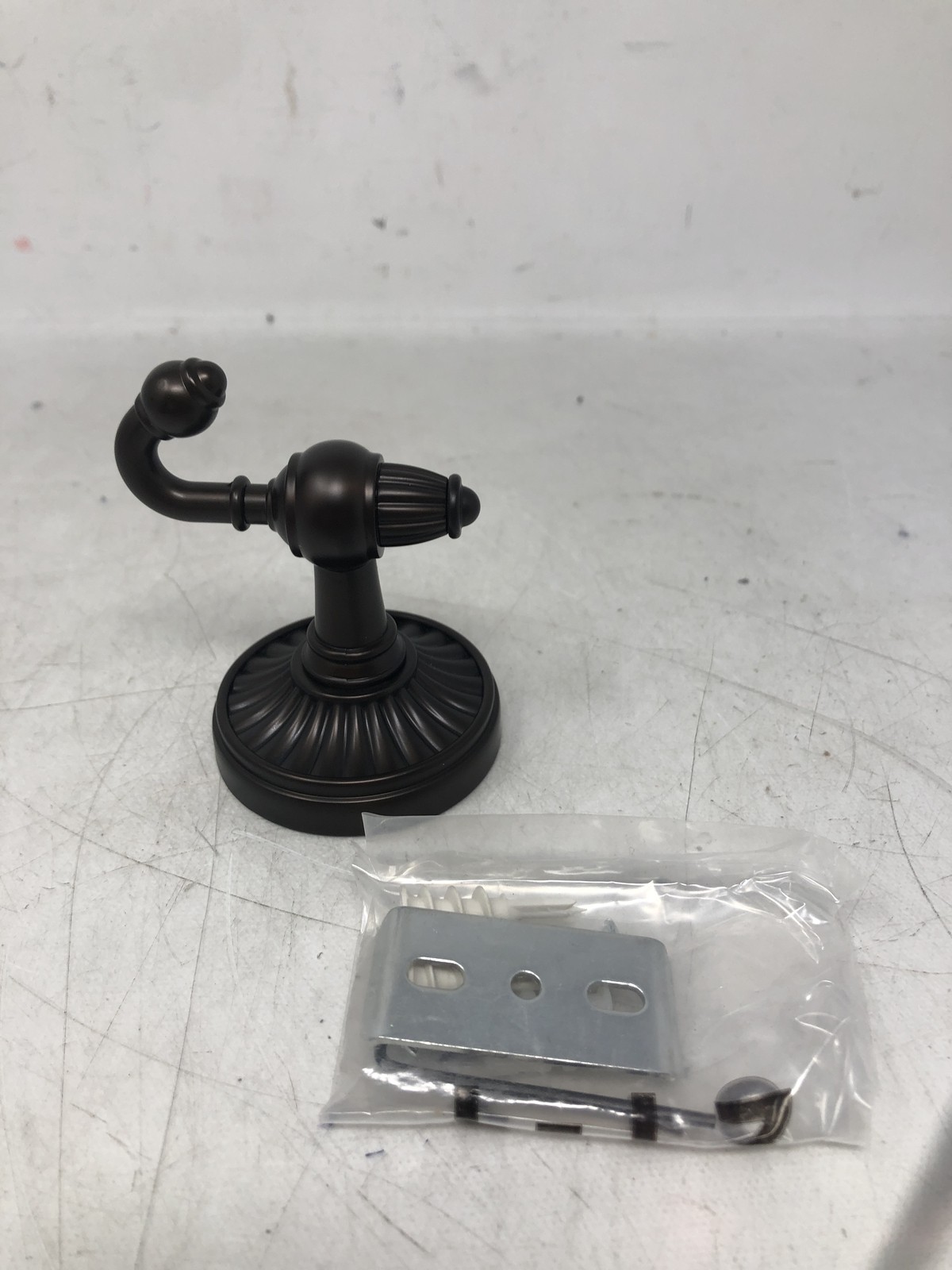 Top Knobs TUSC2-ORB Tuscany Bath Double Hook Rubbed Bronze