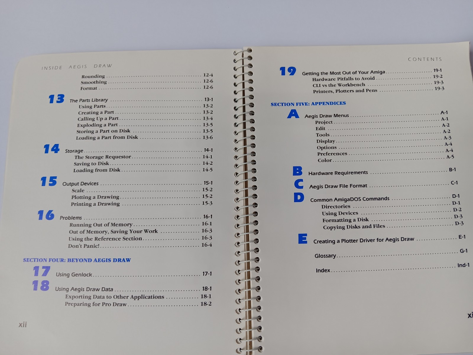 Commodore Amiga Inside Aegis Draw Users Manual Guide Book Skeel Barrett Volk