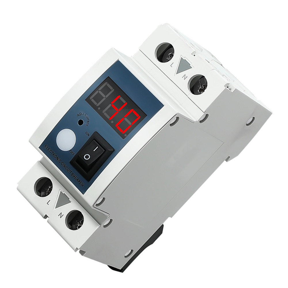 Overload Protection Device 1A-40A Current Limiter with Boat Style Switch