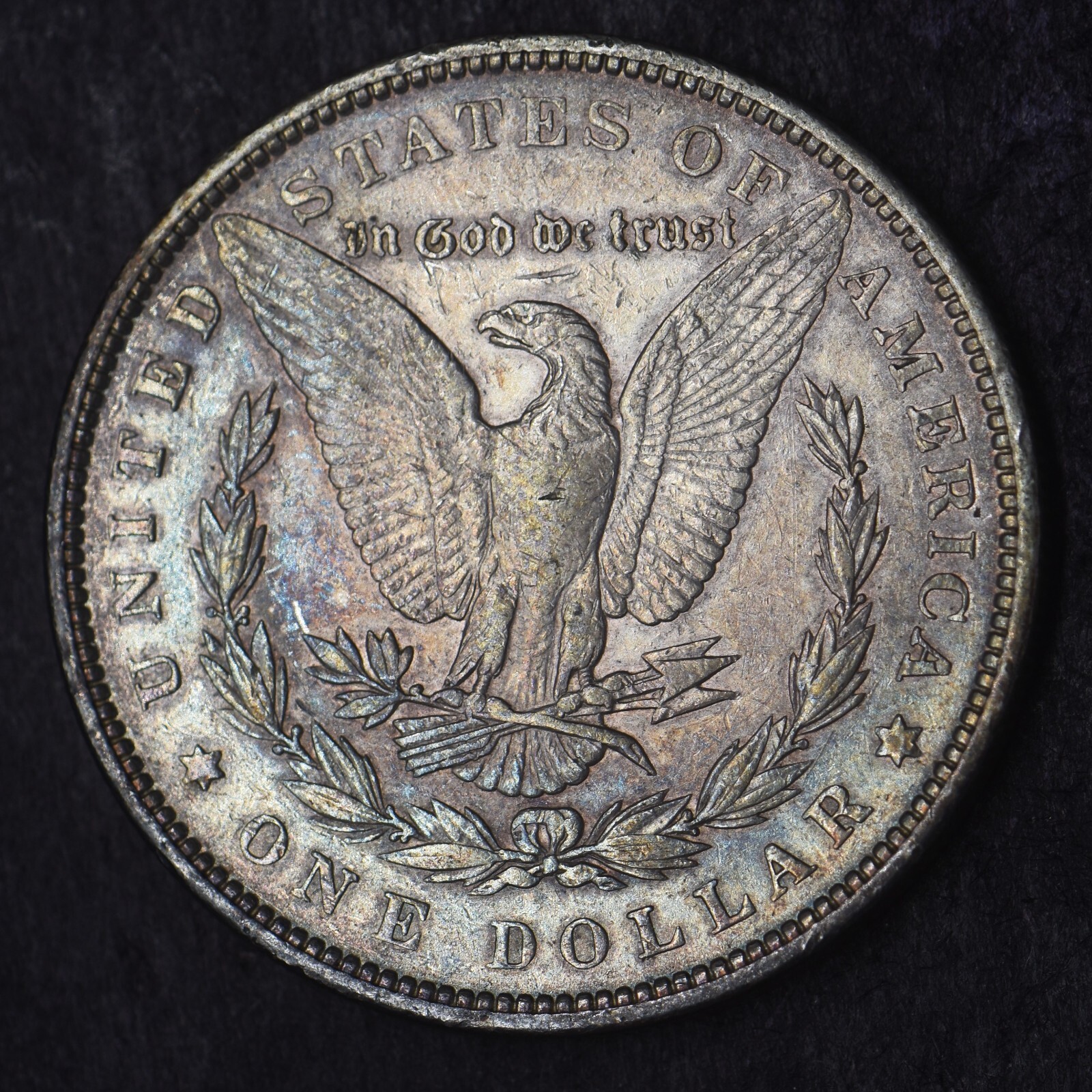 1890-P "Toned" Morgan Silver Dollar $1 - COINGIANTS -