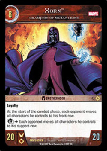 VS System: Xorn, Champion of Mutantkind [Played] VS: Marvel Legends TCG CCG Clas