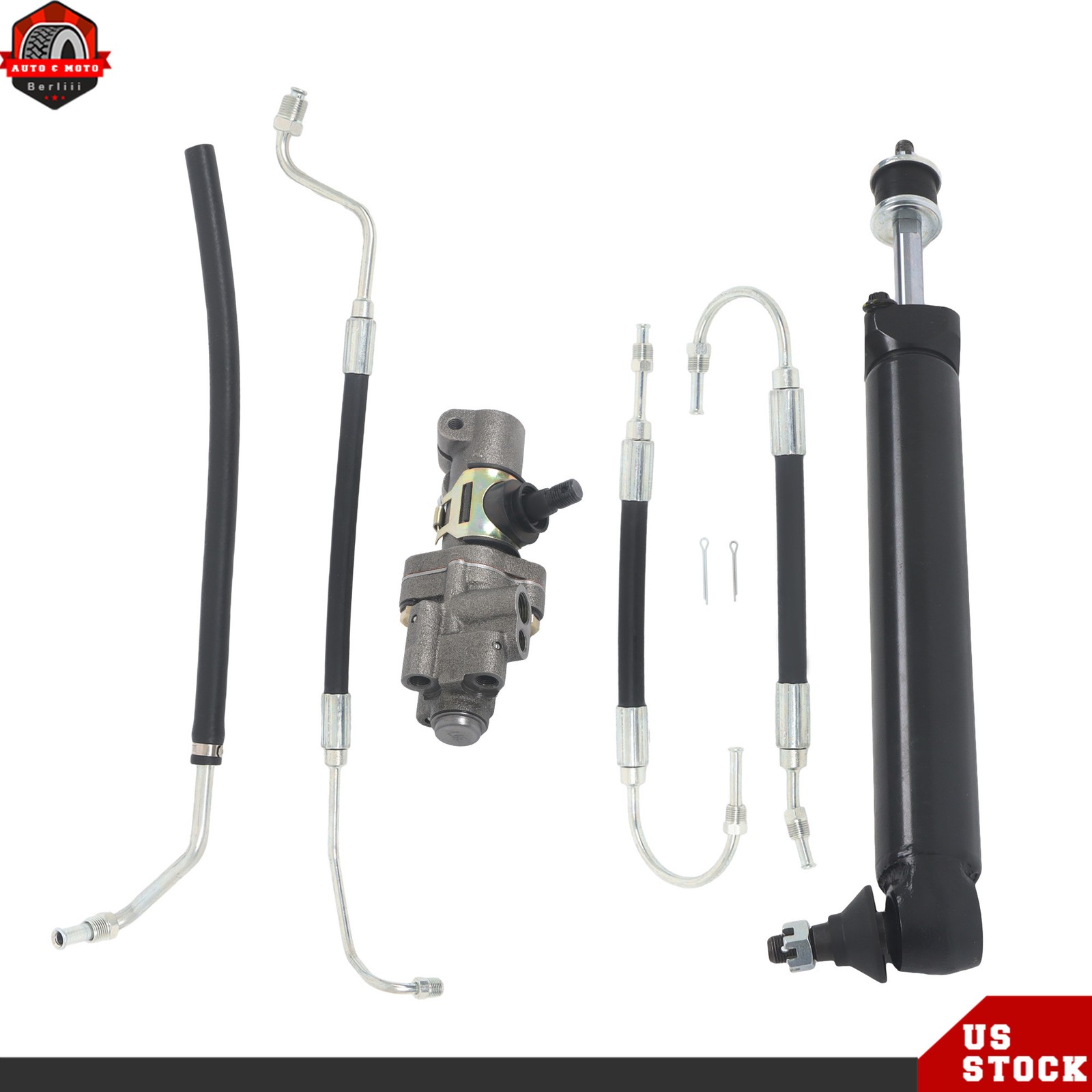 For Chevrolet Corvette 1963-1979 1505001 Power Steering Valve Cylinder Hose Kit