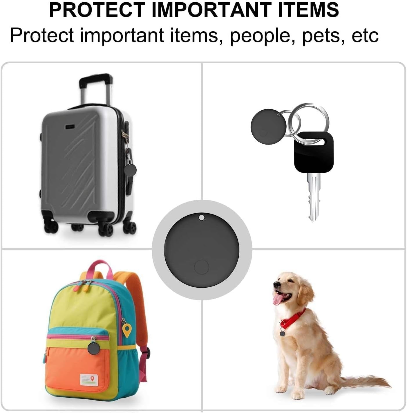 2-Pack Real-Time Vehicle & Pet GPS Tracker - No Monthly Fees, Android Compatible
