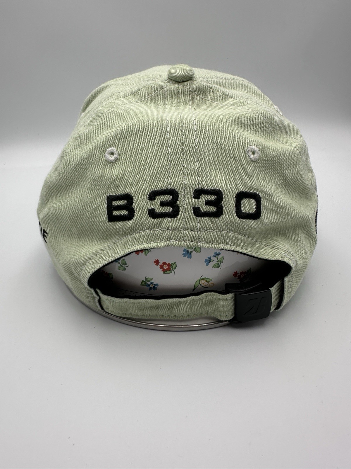 Bridgestone Golf B330 Strapback Adjustable Hat Cap - Light Green