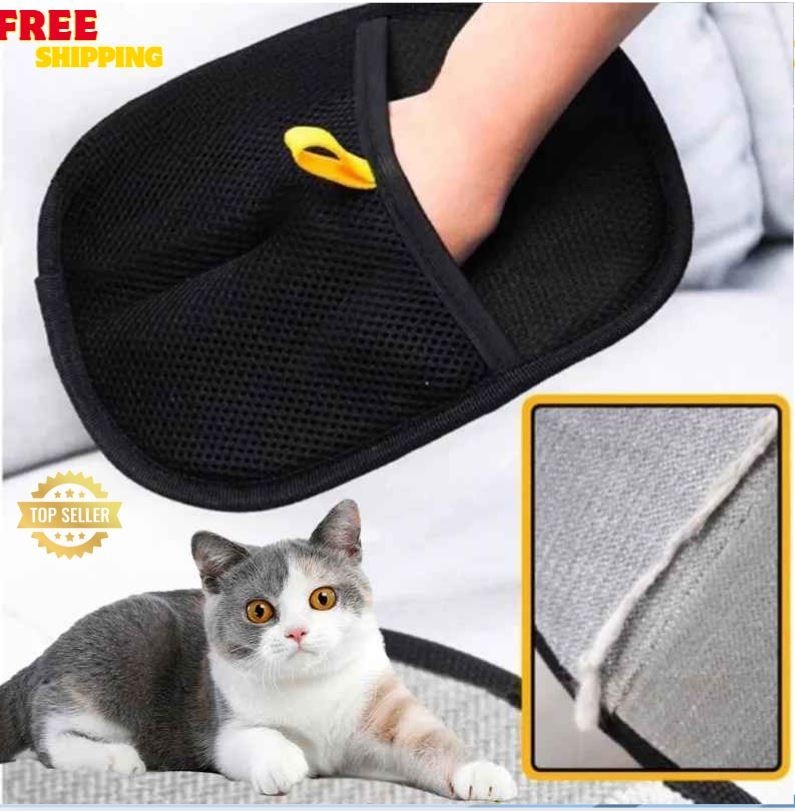 Cat Hair Remover Furniture,Electrostatic Pure Path Pet Dog Hair Remover Glove...