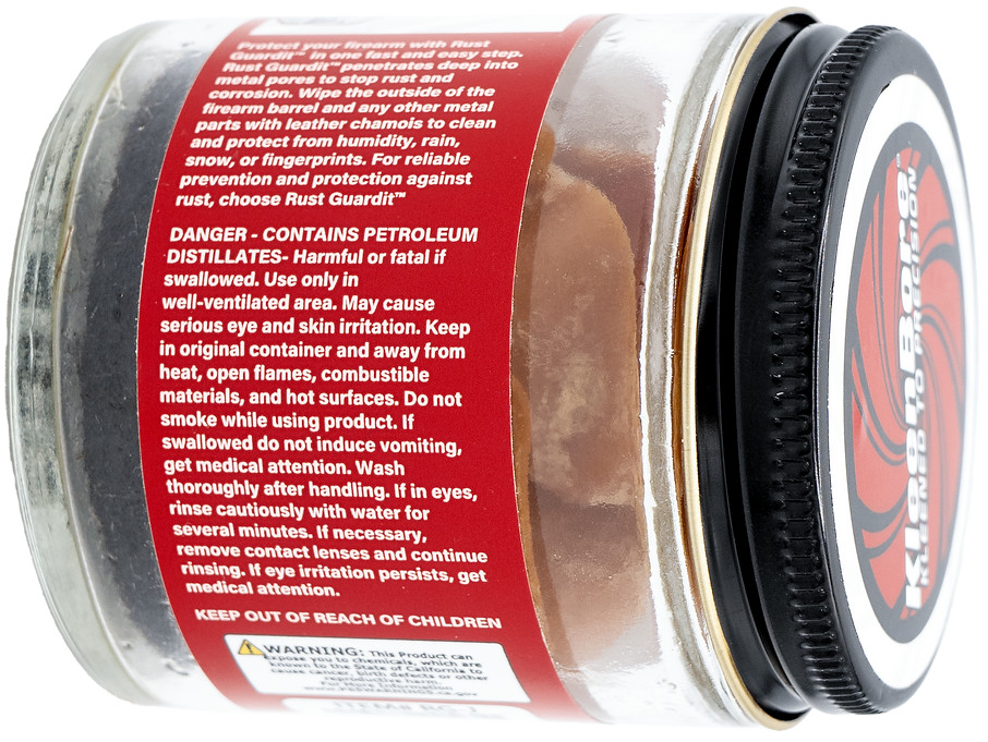 KleenBore® Rust Guardit™ Chamois Jar - Nitro Solvent & Rust Prevention