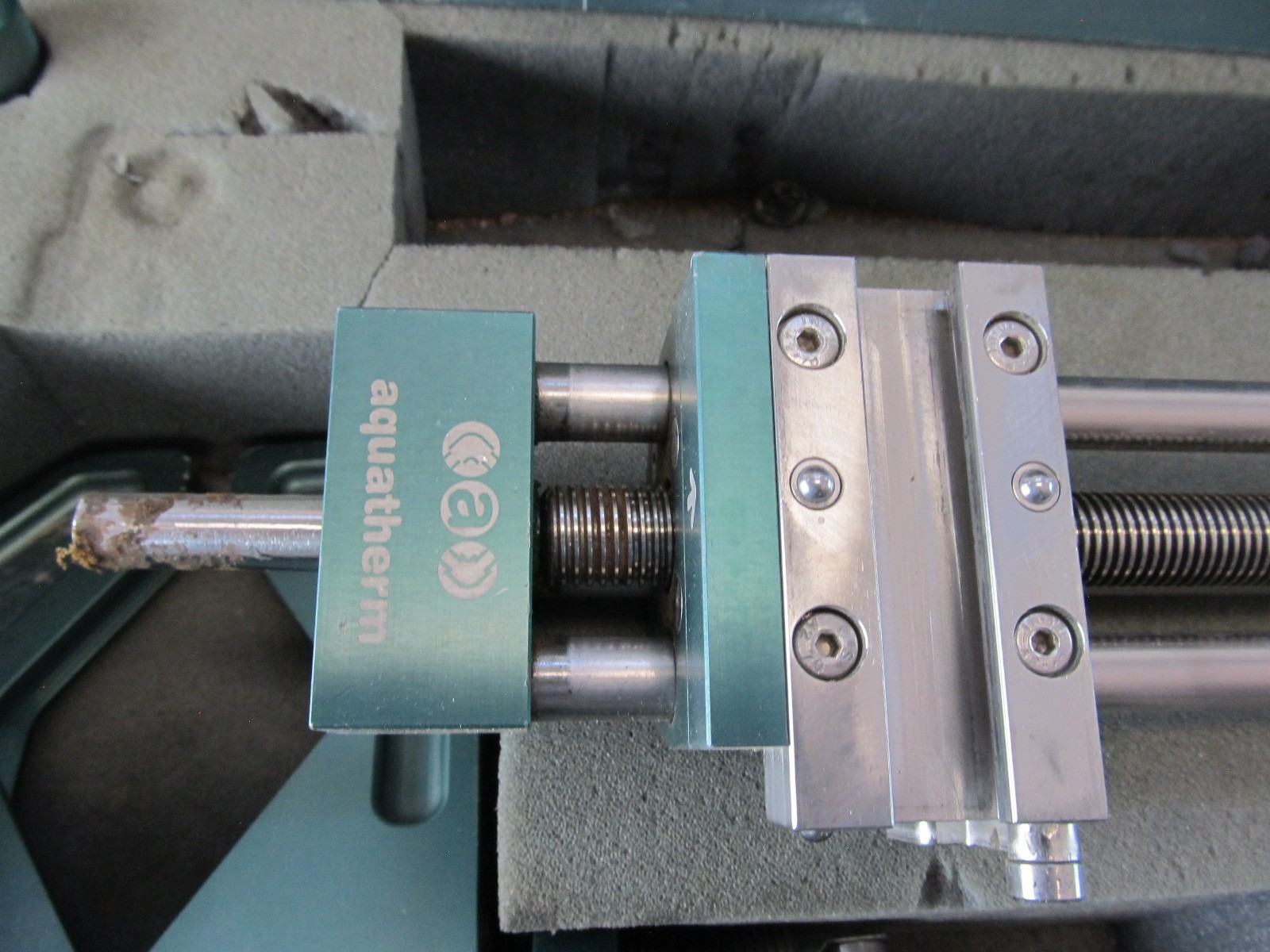 AQUATHERM HEATING PIPE CLAMPING CLAMP FITTING TOOL KIT JIG & STAND in Case
