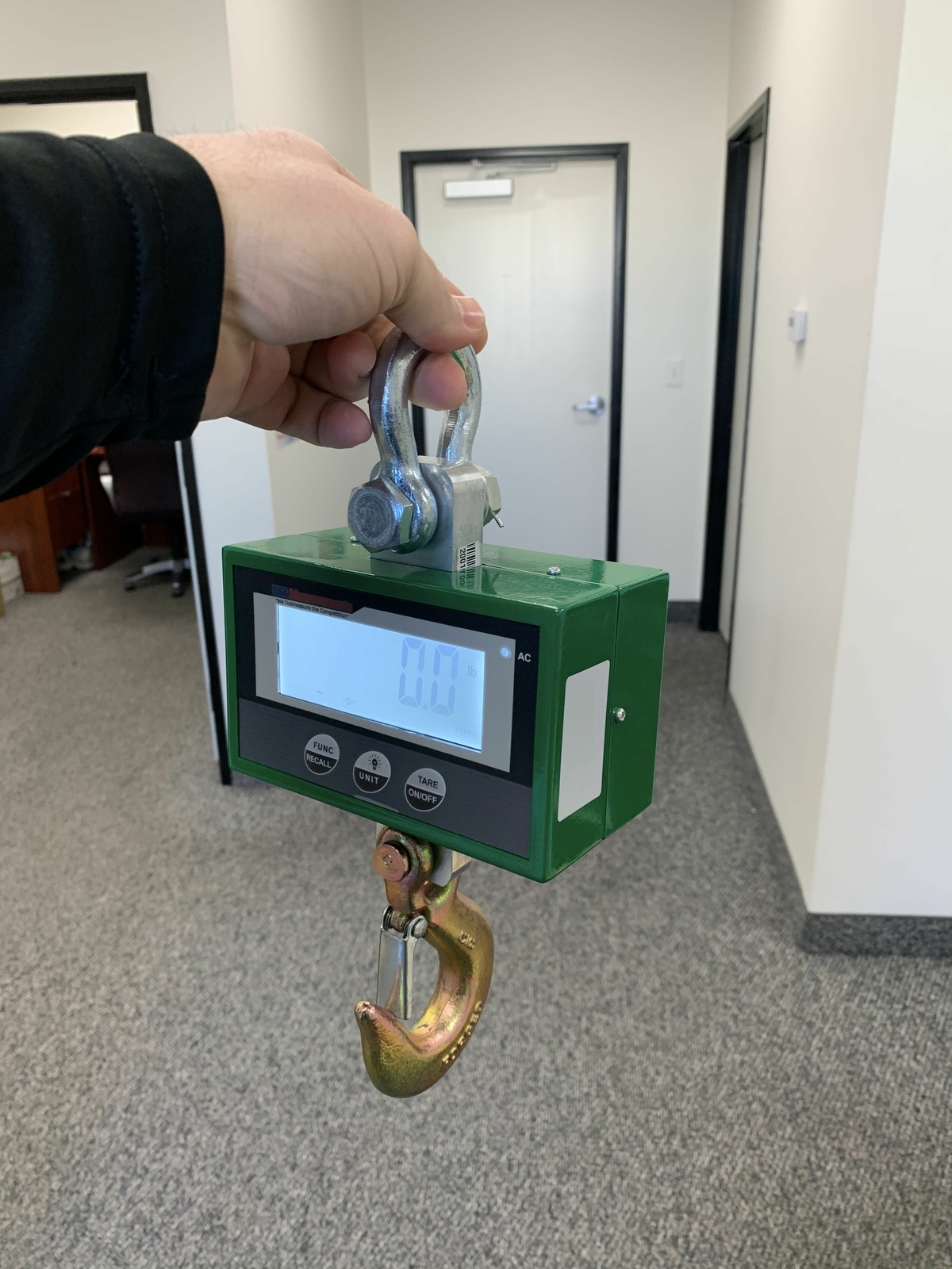2,000 lb Heavy Duty Hanging Digital Weighing Crane Scale w/ Remote 1,000kg