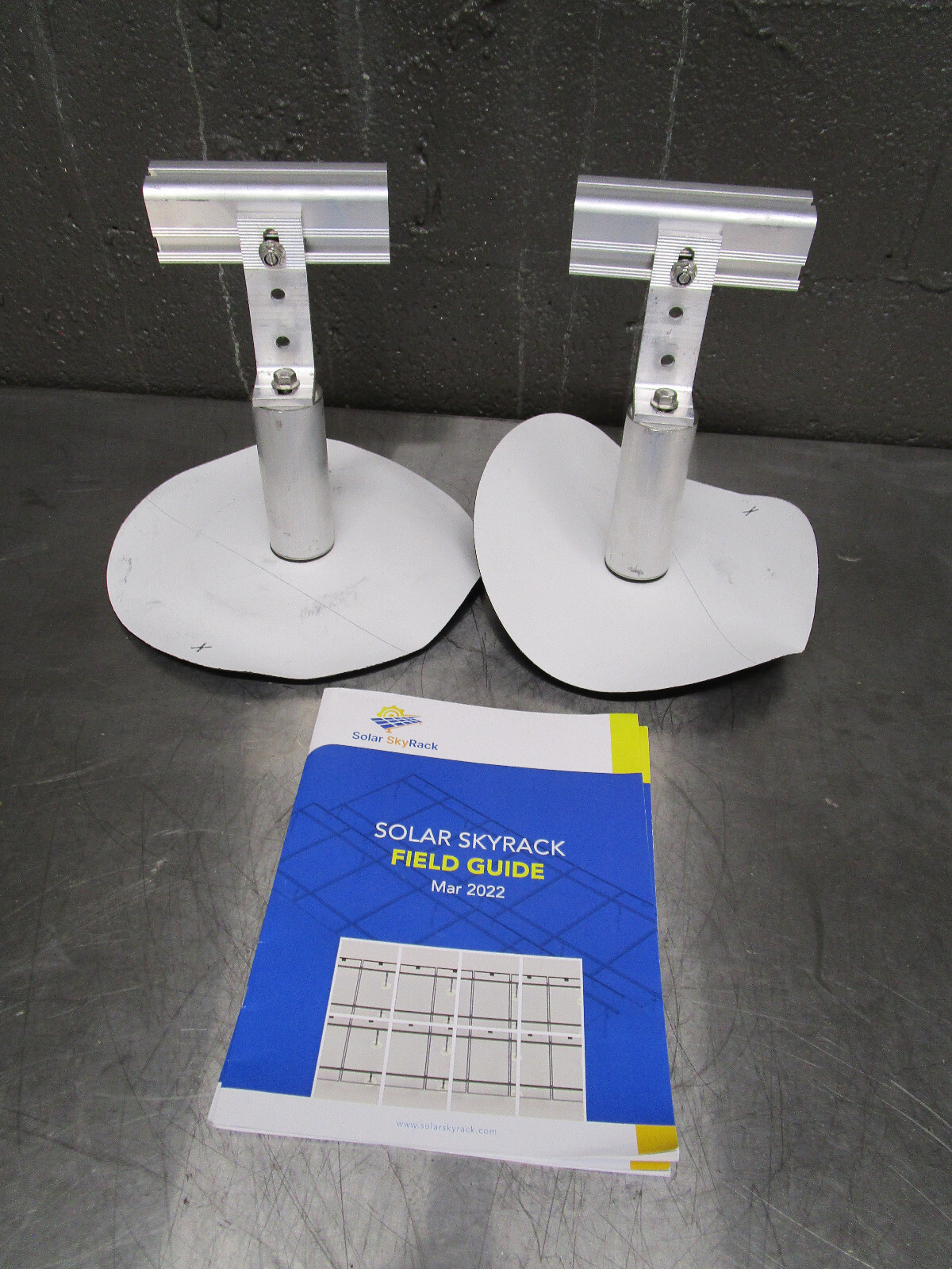 2 New Solar Skyrack Brackets for Mounting Solar Panel On Roof