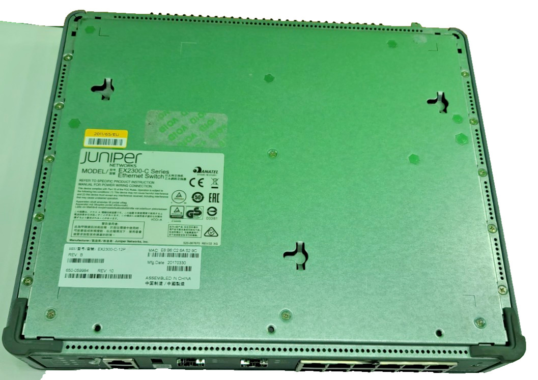 Juniper EX2300-C-12P 12 Port Ethernet Switch