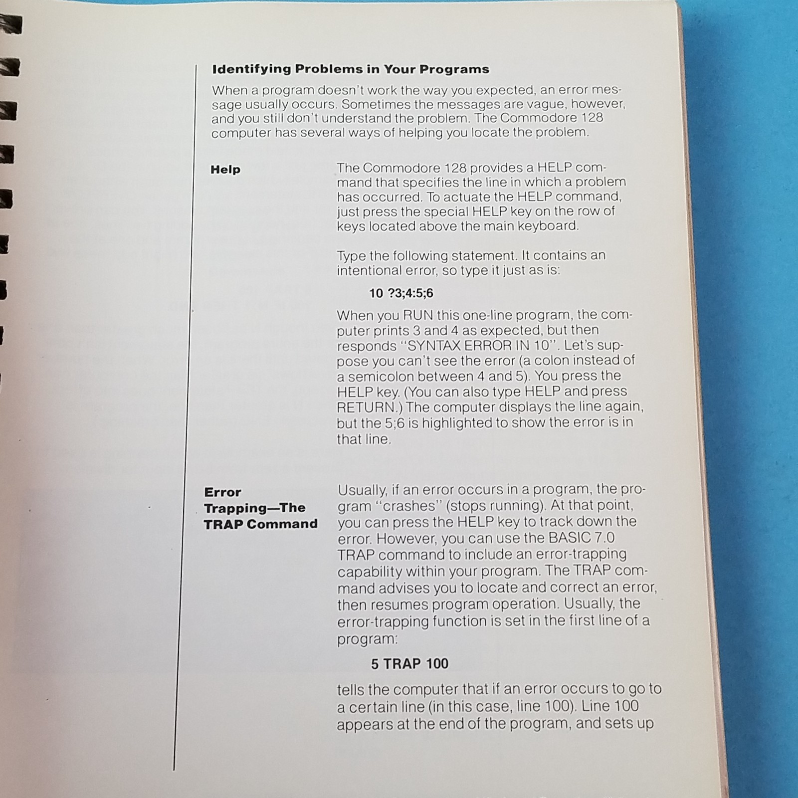 Commodore 128 Personal Computer System Guide Business Machines 1985