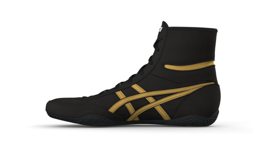 Asics Wrestling Shoes EX-EO special order 1083A001 Black x Gold x Black