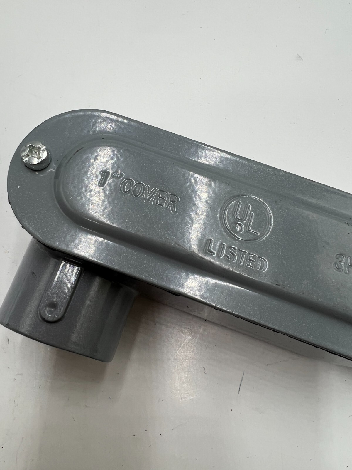 Conduit Outlet Box with 1" Cover 3HMR Gray