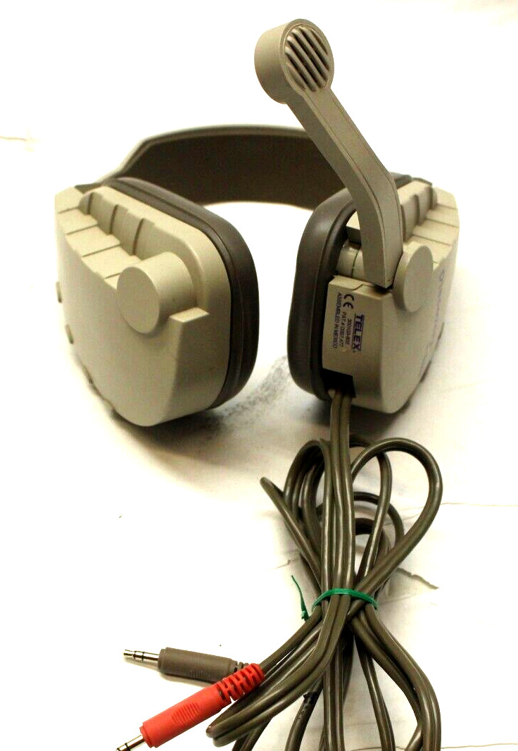 Vintage Discovery By Telex Headset 300103-803 Untested