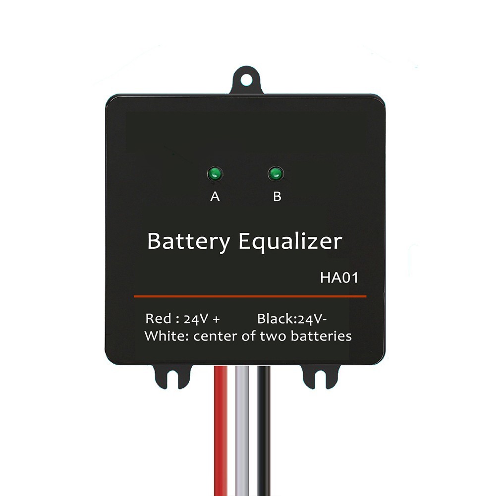 24V Battery Cell Balancer for 2x12 Volt Cells Active Voltage Controller