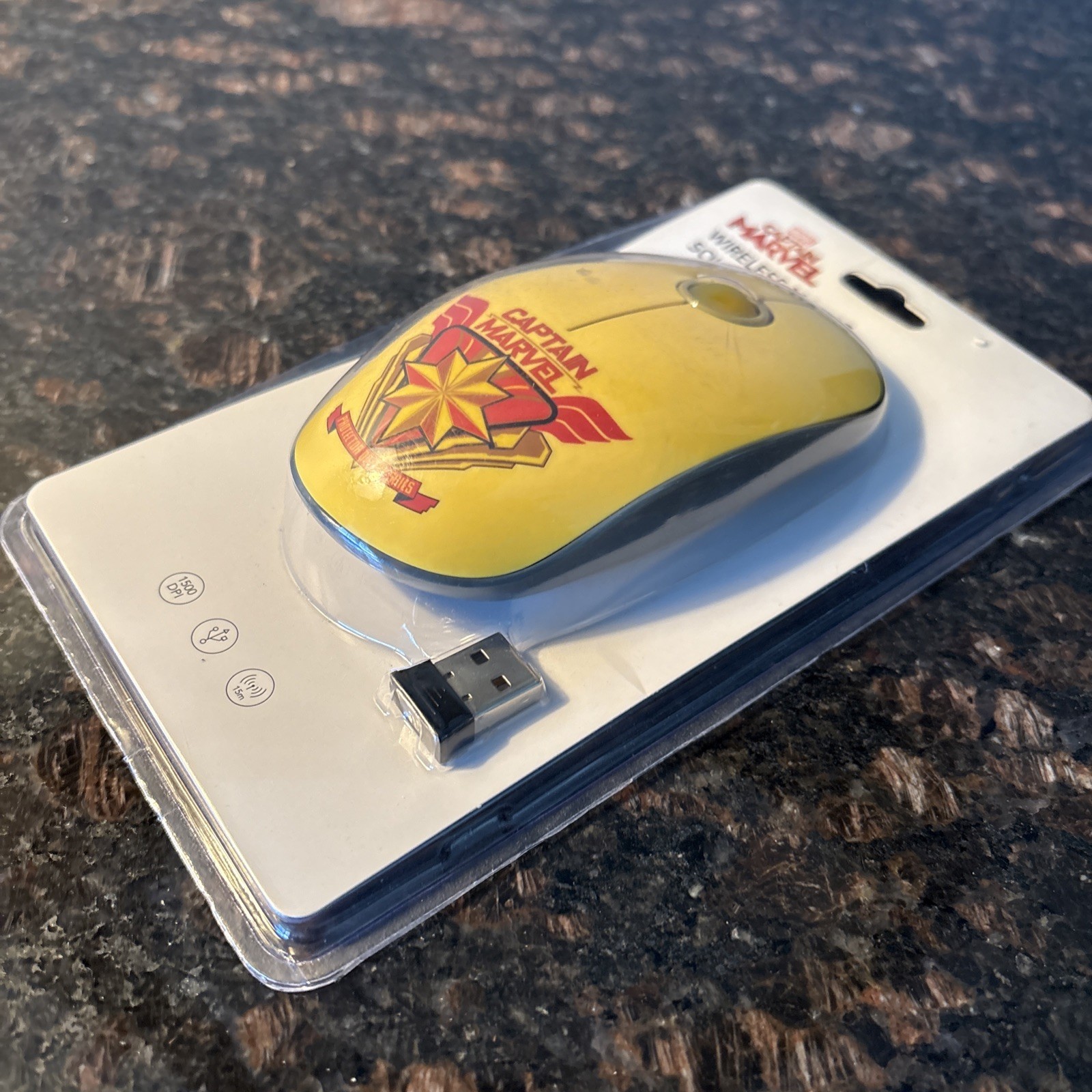 MINISO Captain Marvel Wireless Mouse NEW