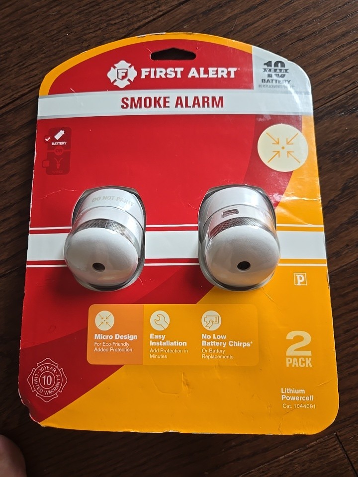 First Alert Smoke Alarm Detector 2 Pack (V2)
