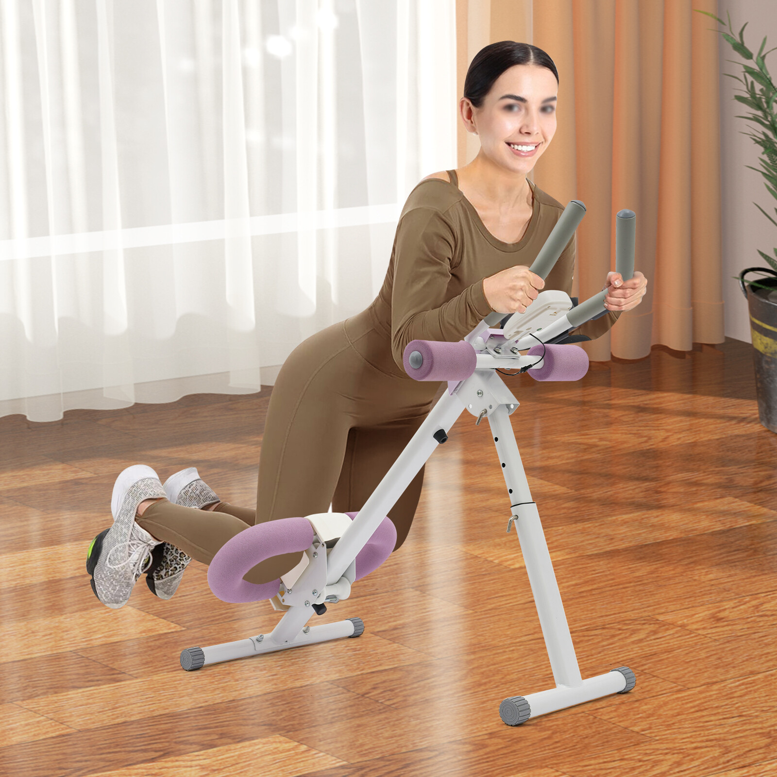 Foldable Abdominal Exercise Machine Fitness Abdominal Workout Equipment 220.46lb