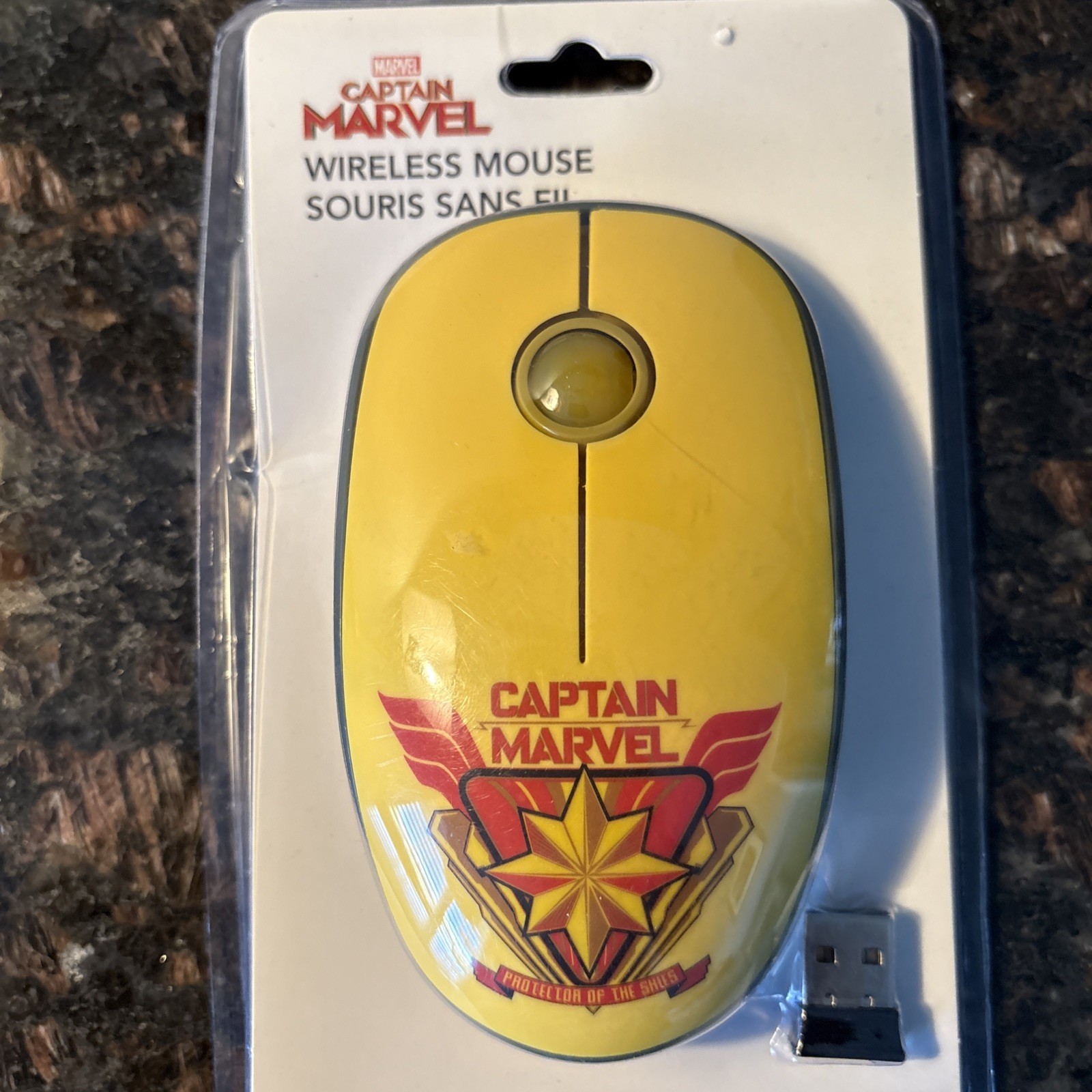 MINISO Captain Marvel Wireless Mouse NEW