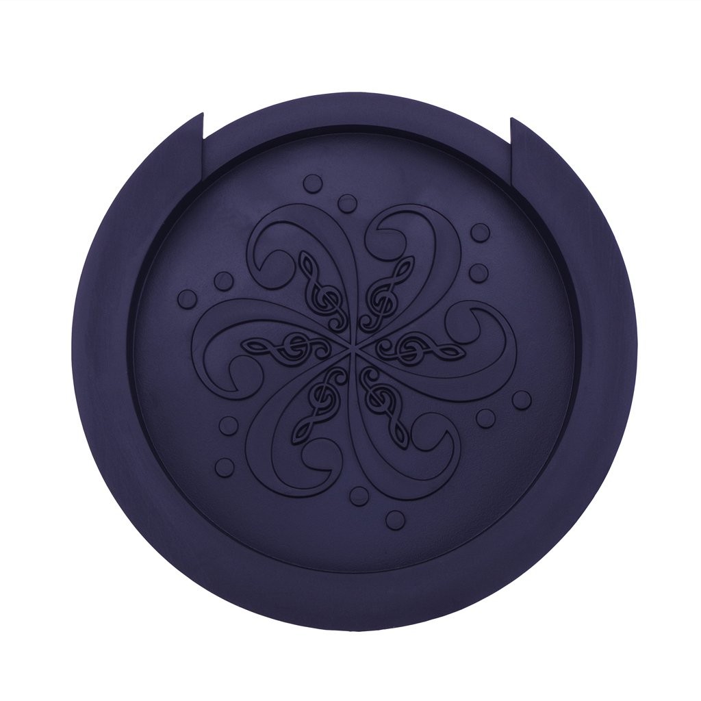 Guitar Soundhole Cover, 4 inch Sound hole Rubber Cover for Acoustic Guitar (B...