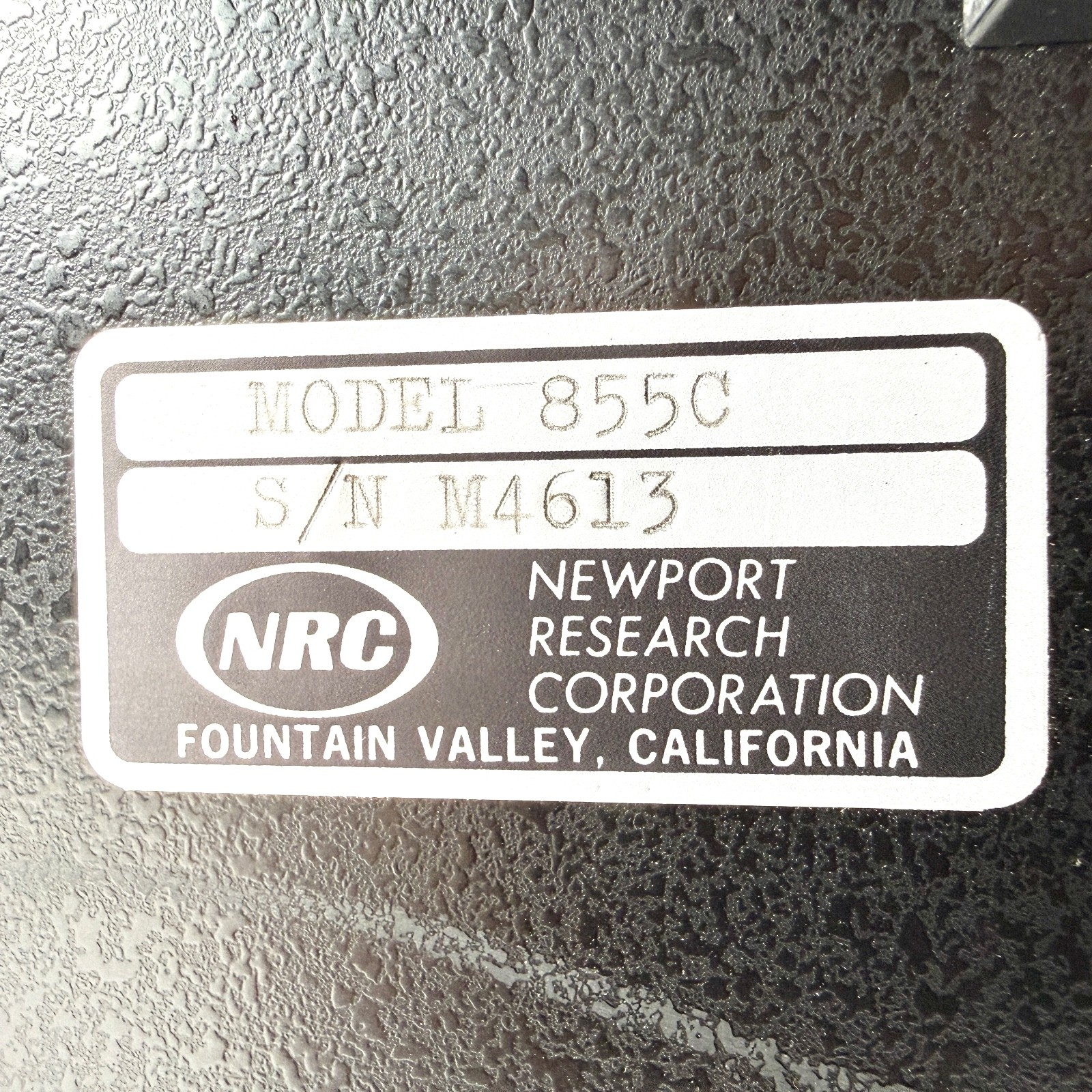Newport 855C Programmable Controller 4 Axis Motion Driver IEEE-488 Powers On